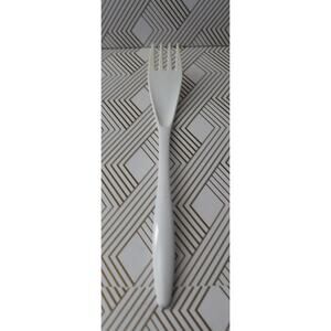 Hutzler Fork Spatula Melamine Turner Flipper Utensil #530 White Used